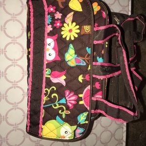 Overnight makeup bag